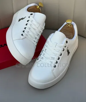 Mens Shoes White Plein