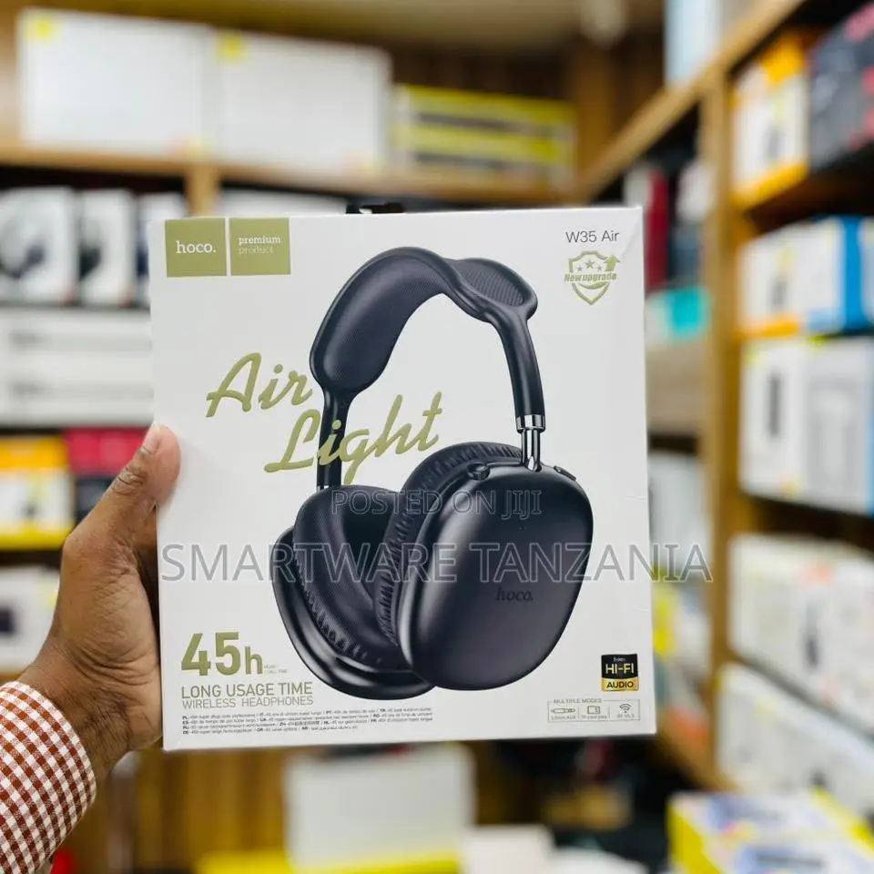 Hoco W35 Air Wireless Headphones, Hi-Fi Audio, 45 Hours Battery Life