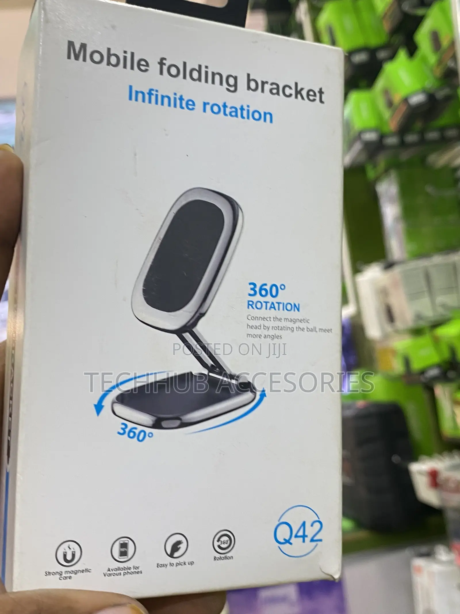 Q42 Magnetic Folding Phone Stand