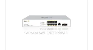 Wi-Tek WI-PCMS310GF 8-Port Gigabit PoE Switch + 2 SFP Slots –