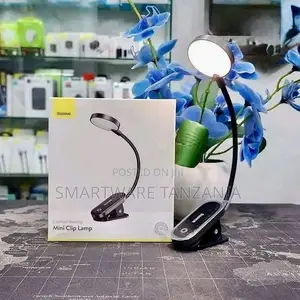 Baseus Mini Clip Lamp With Flexible Neck and LED Light for Reading