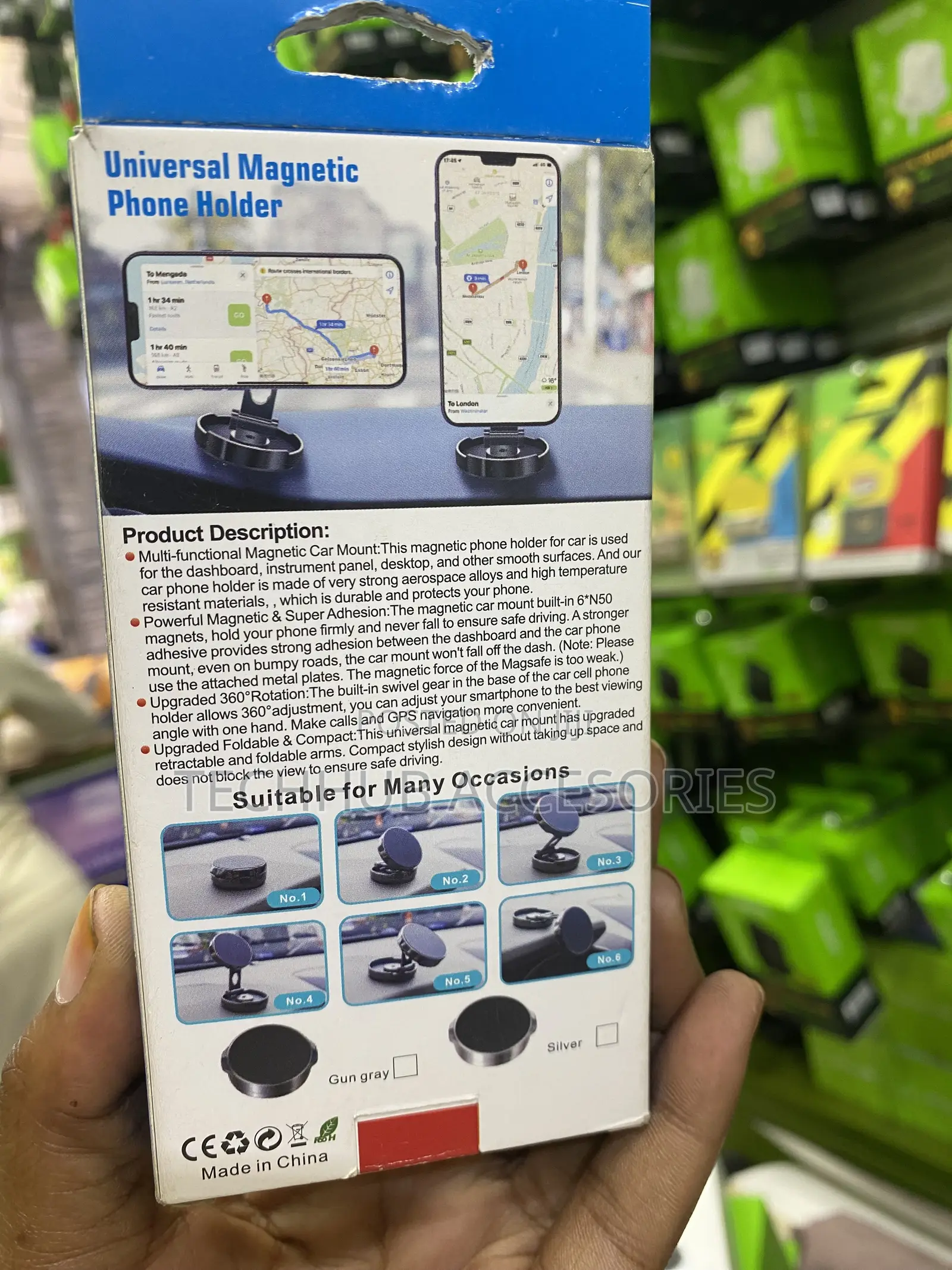 Universal Magnetic Car Phone Holder