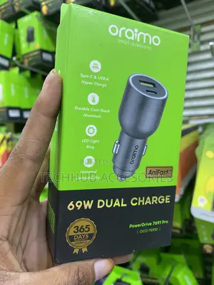Oraimo PowerDrive 7691 Pro 69W Dual Car Charger