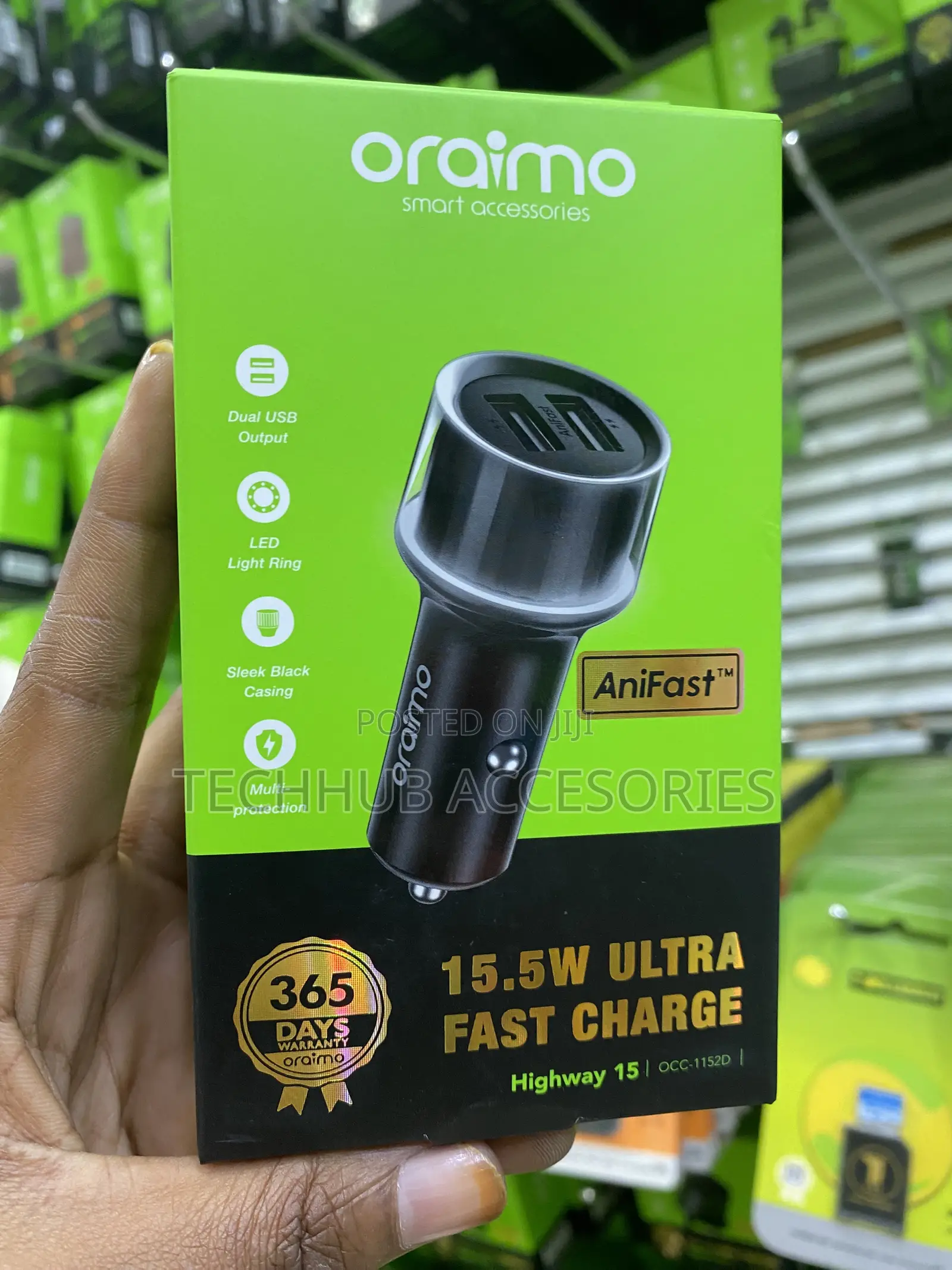 Oraimo Highway 15 15.5W Car Charger