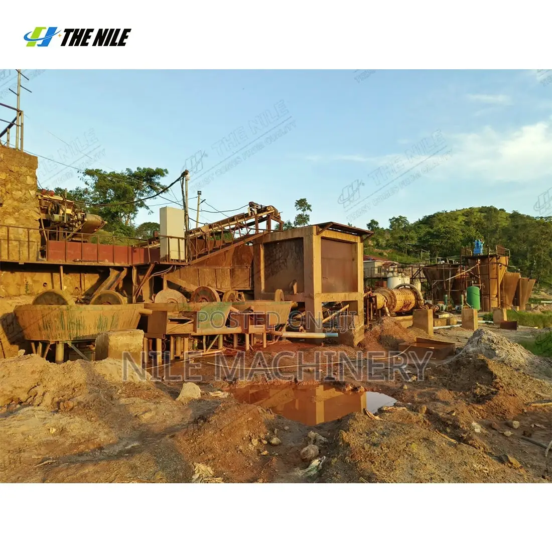 CIL Gold Extraction Plant 100TPD Carbon in Leach Mining Processing