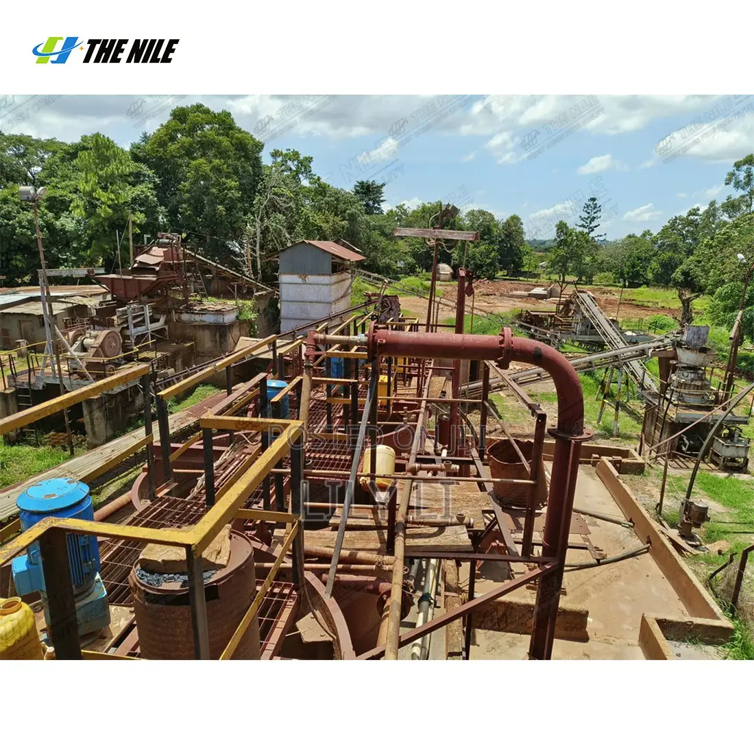 Industrial CIL Leaching Tanks Gold Ore Cyanidation Recovery Equipment