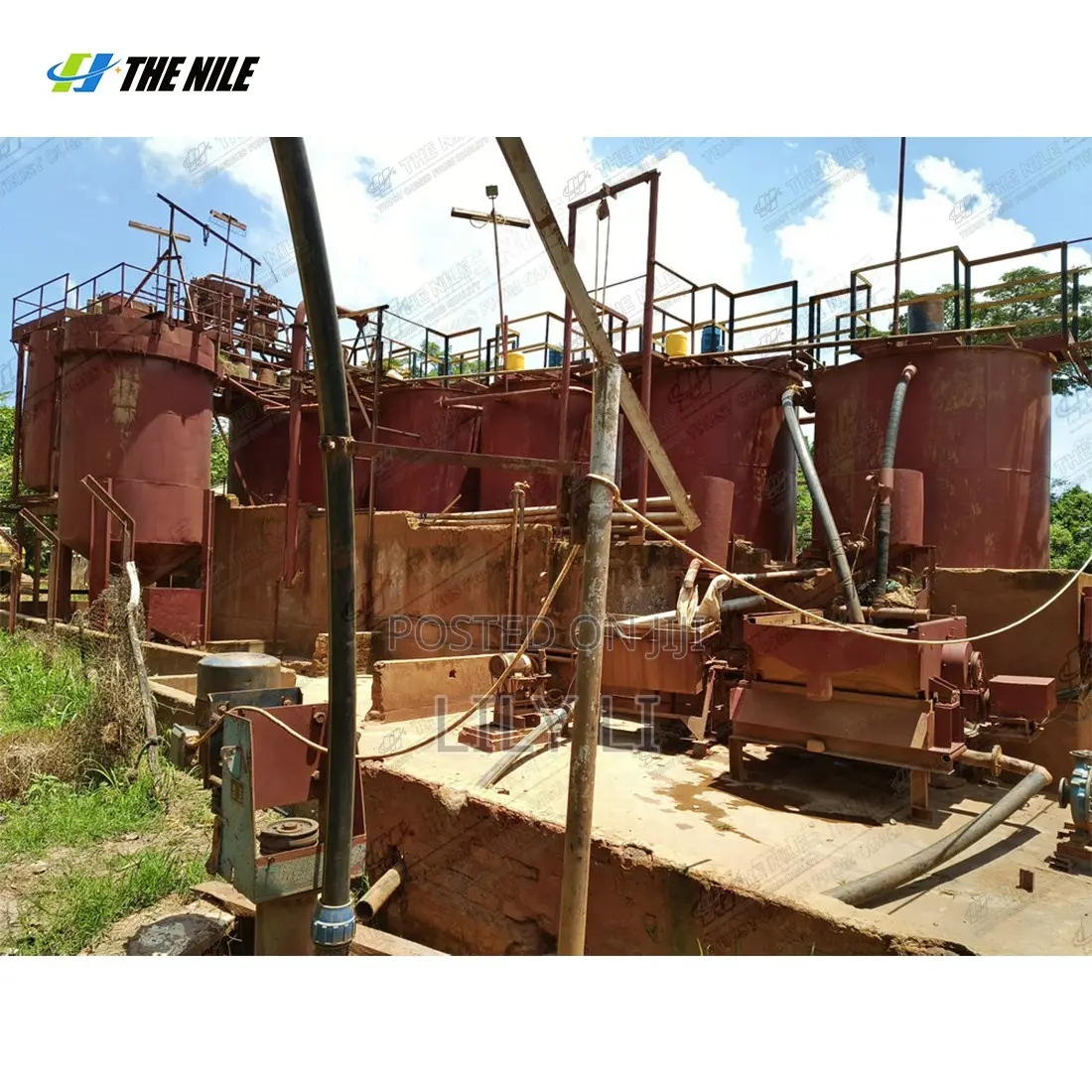 Turnkey CIL Gold Processing Line High Recovery Rate 99 Percent