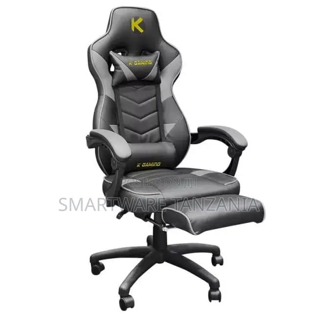 K Gaming Ergonomic Gaming Chair Adjustable Armrests and Lumbar Support