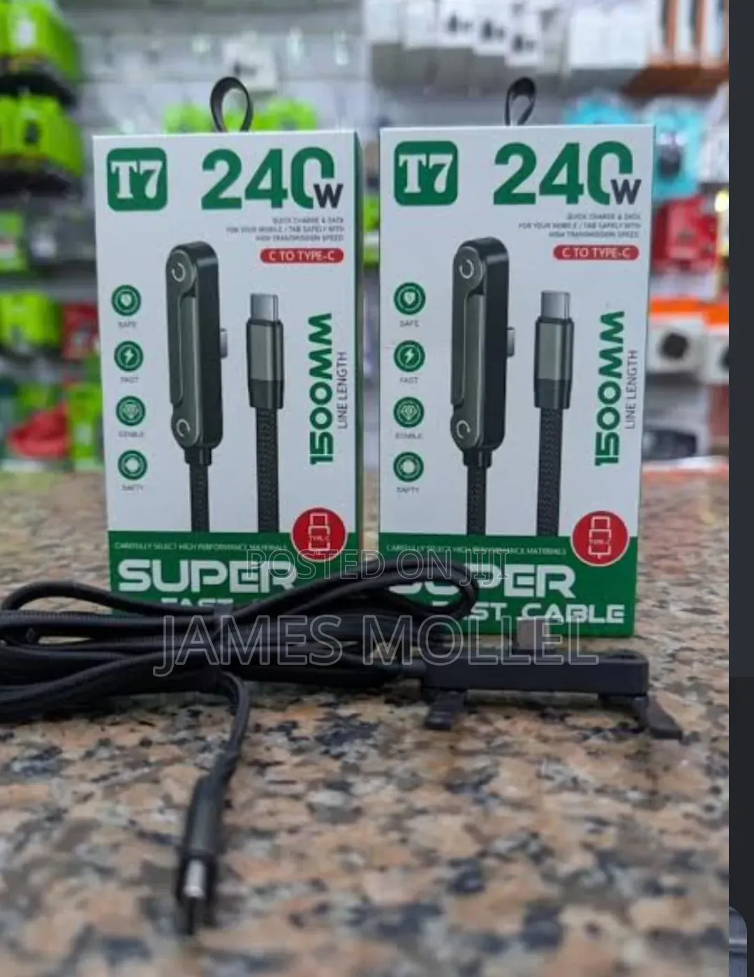 Fast Cables With Phone Stand 
240w