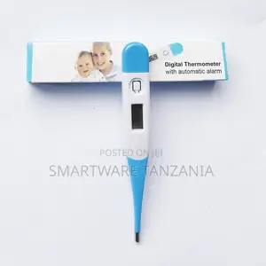 Digital Thermometer With Automatic Alarm, 0.1°C Accuracy, LCD Display