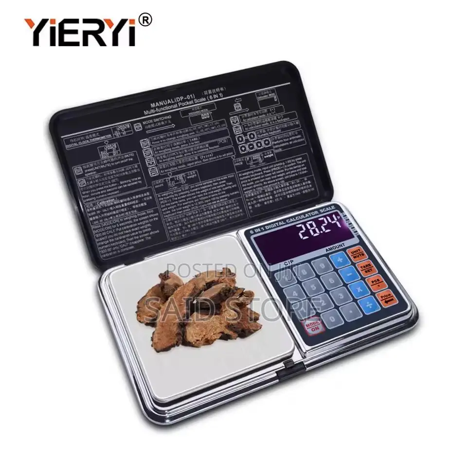 Mini Digital Pocket Scale High Precision Stainless Steel 0.01g