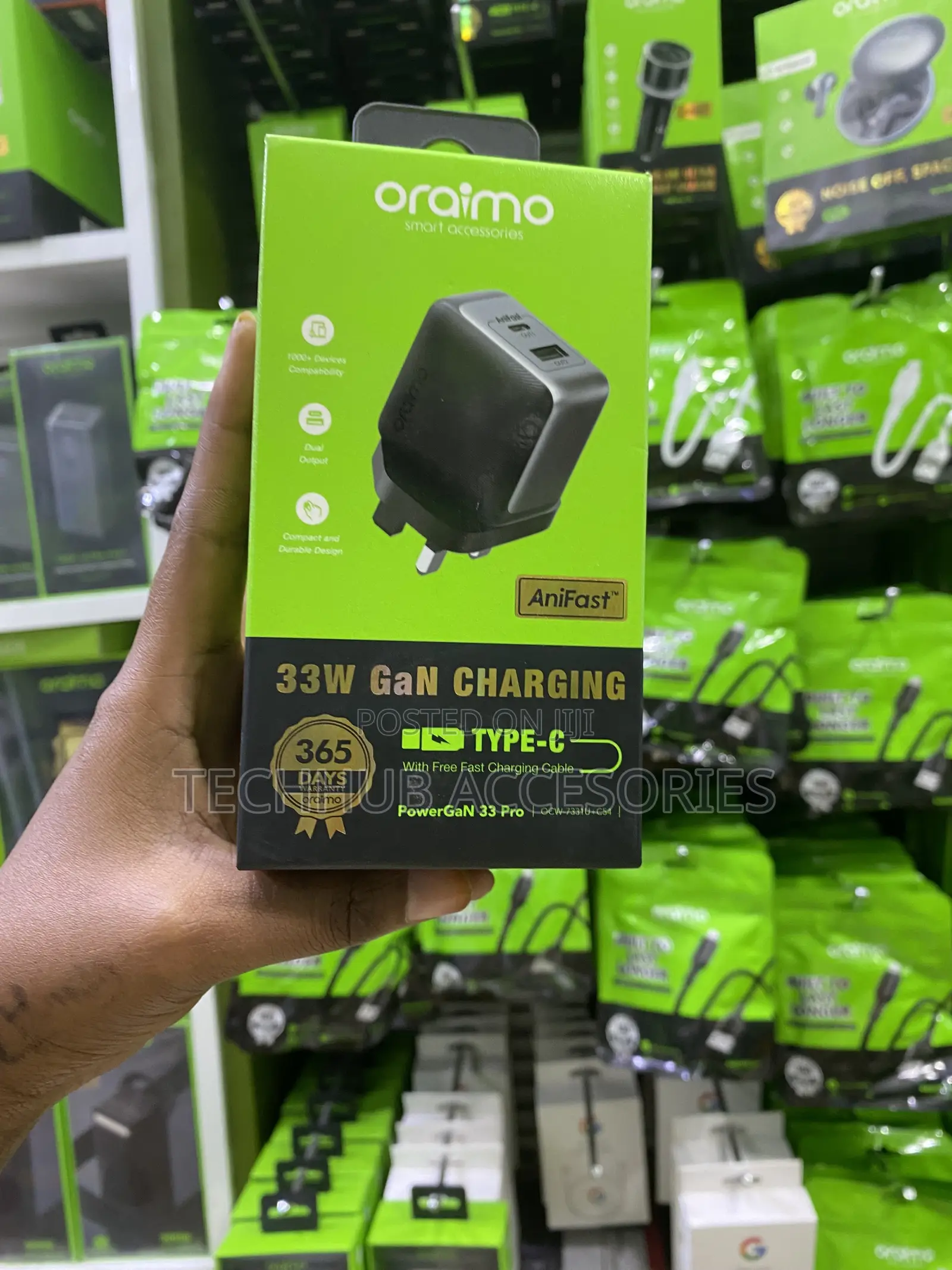 Oraimo 33W Fast Charger Type C