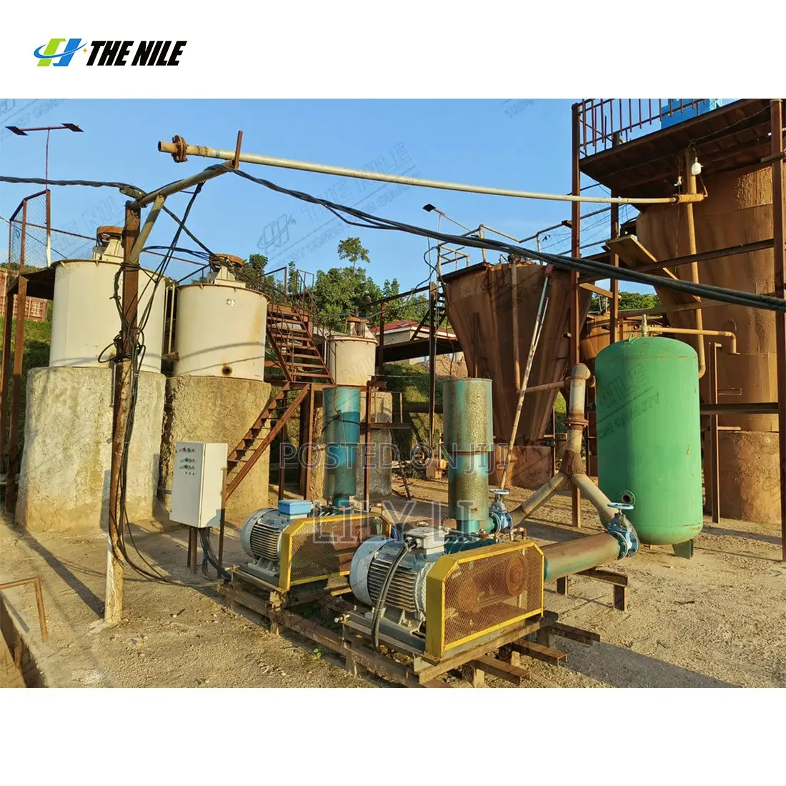 Complete Carbon in Leach Gold Processing System 150TPD Mining Plant