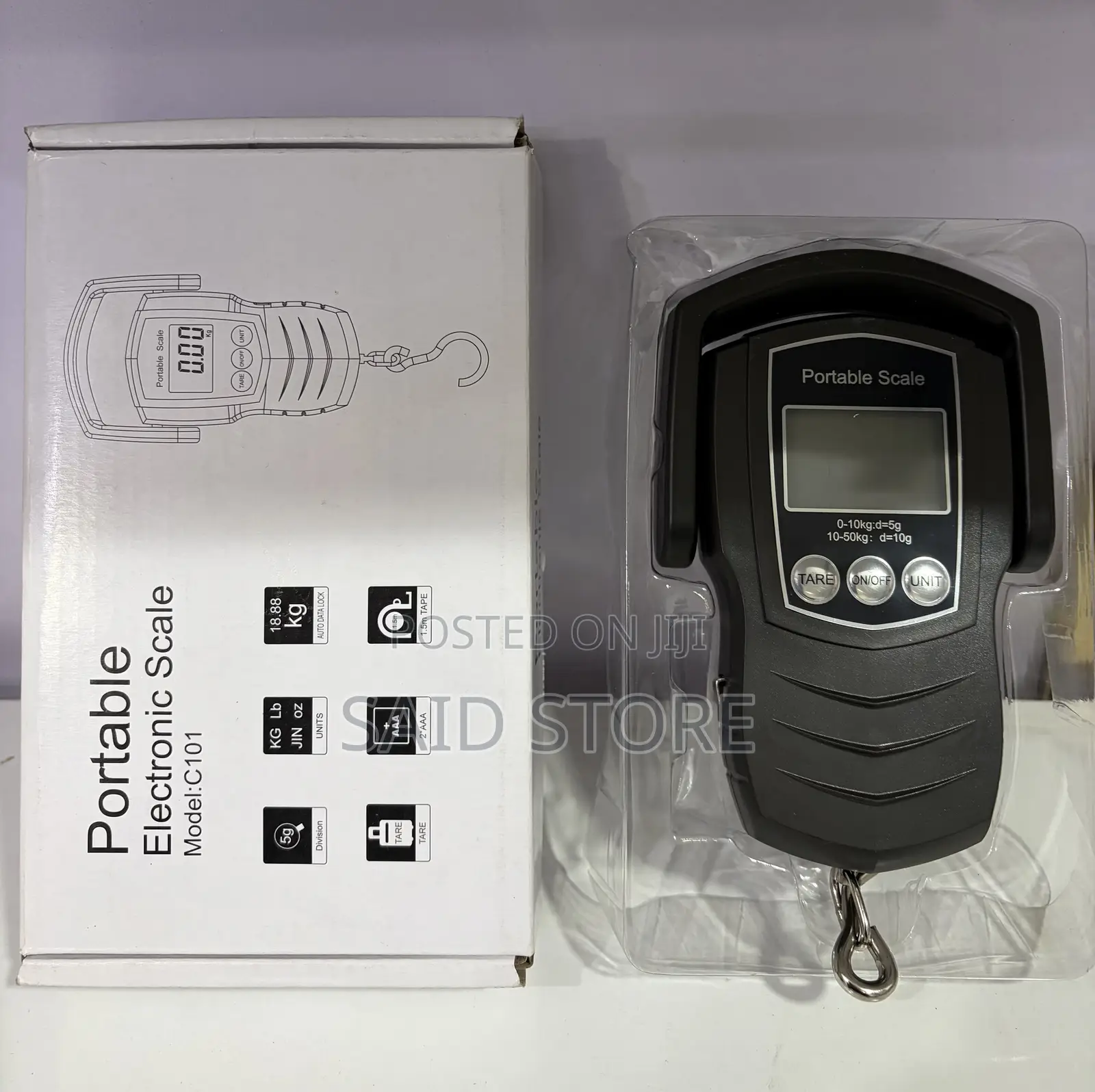 Portable Scale 0-10kg:d=5g 10-50kg: D=10g