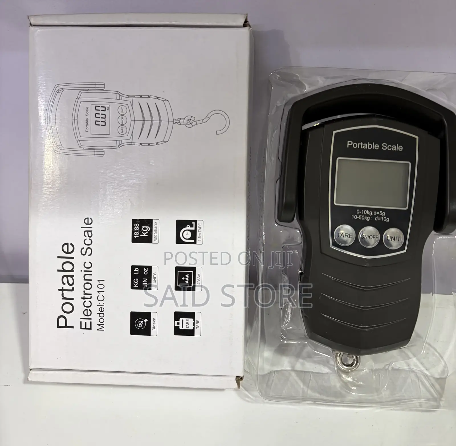 Portable Scale 0-10kg:d=5g 10-50kg: D=10g
