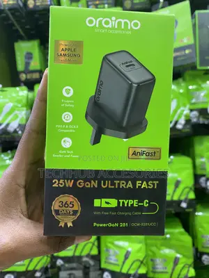 Oraimo 25W Fast Charger Type C