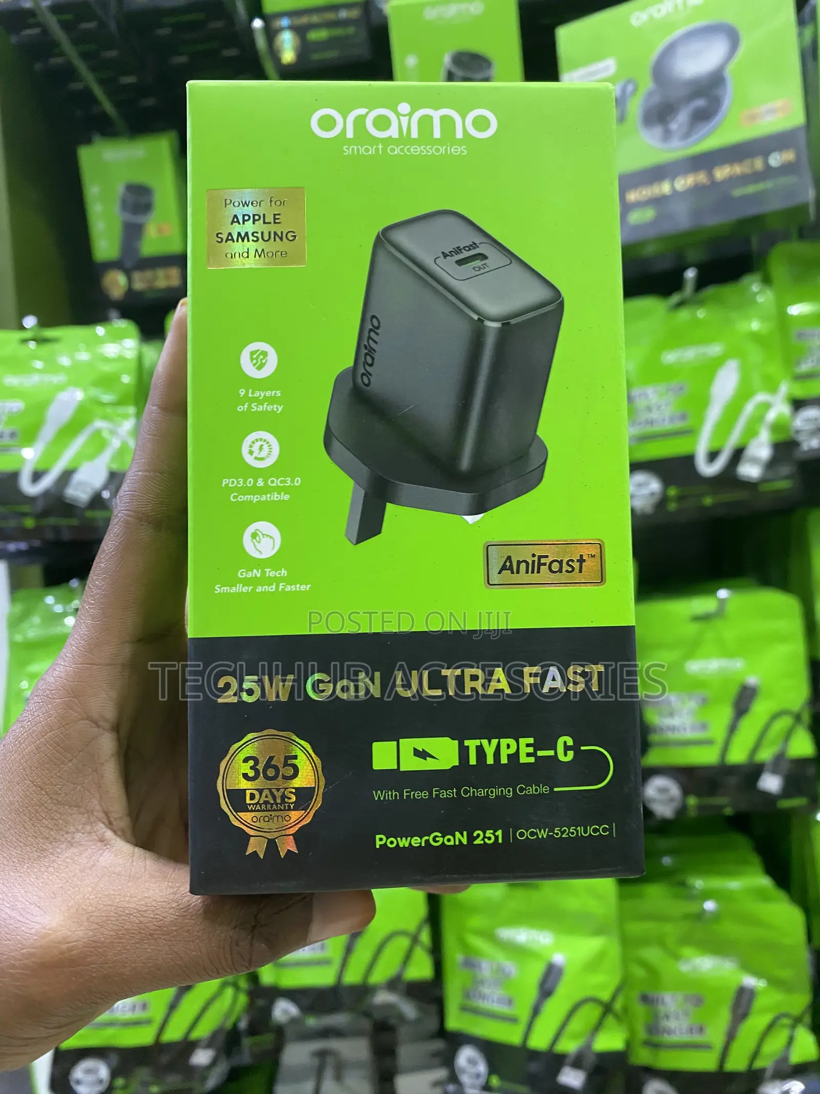 Oraimo 25W Fast Charger Type C