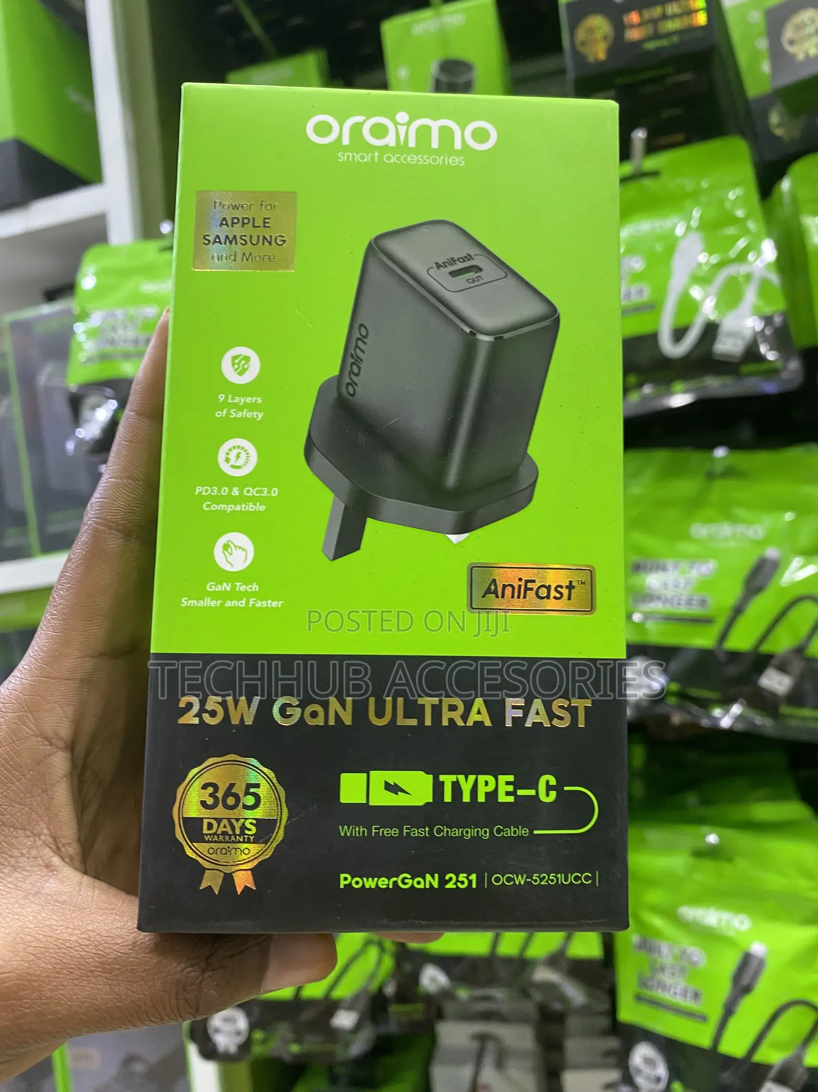 Oraimo 25W Fast Charger Type C