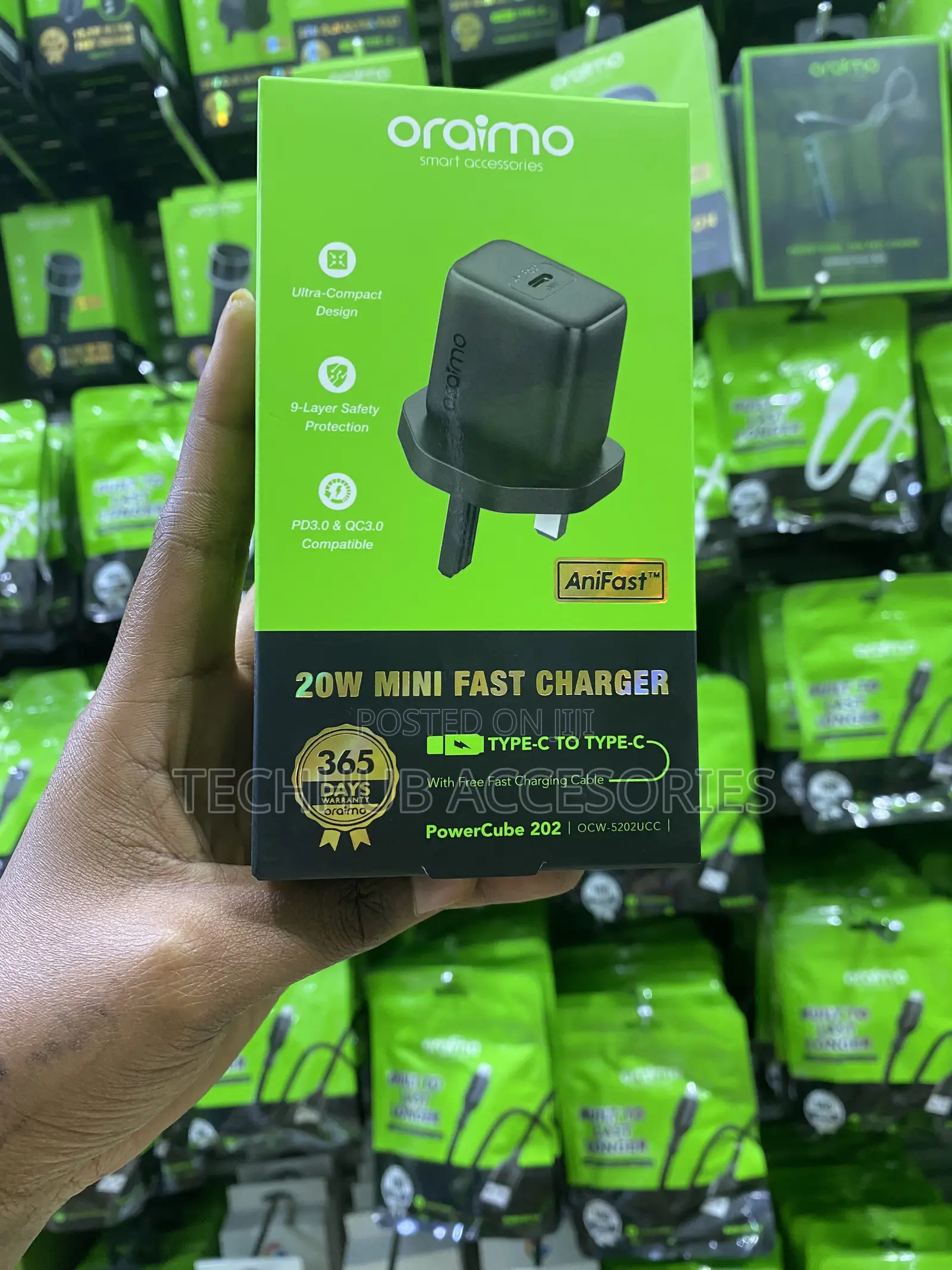 Oraimo 20w Type C Mini Fast Charger