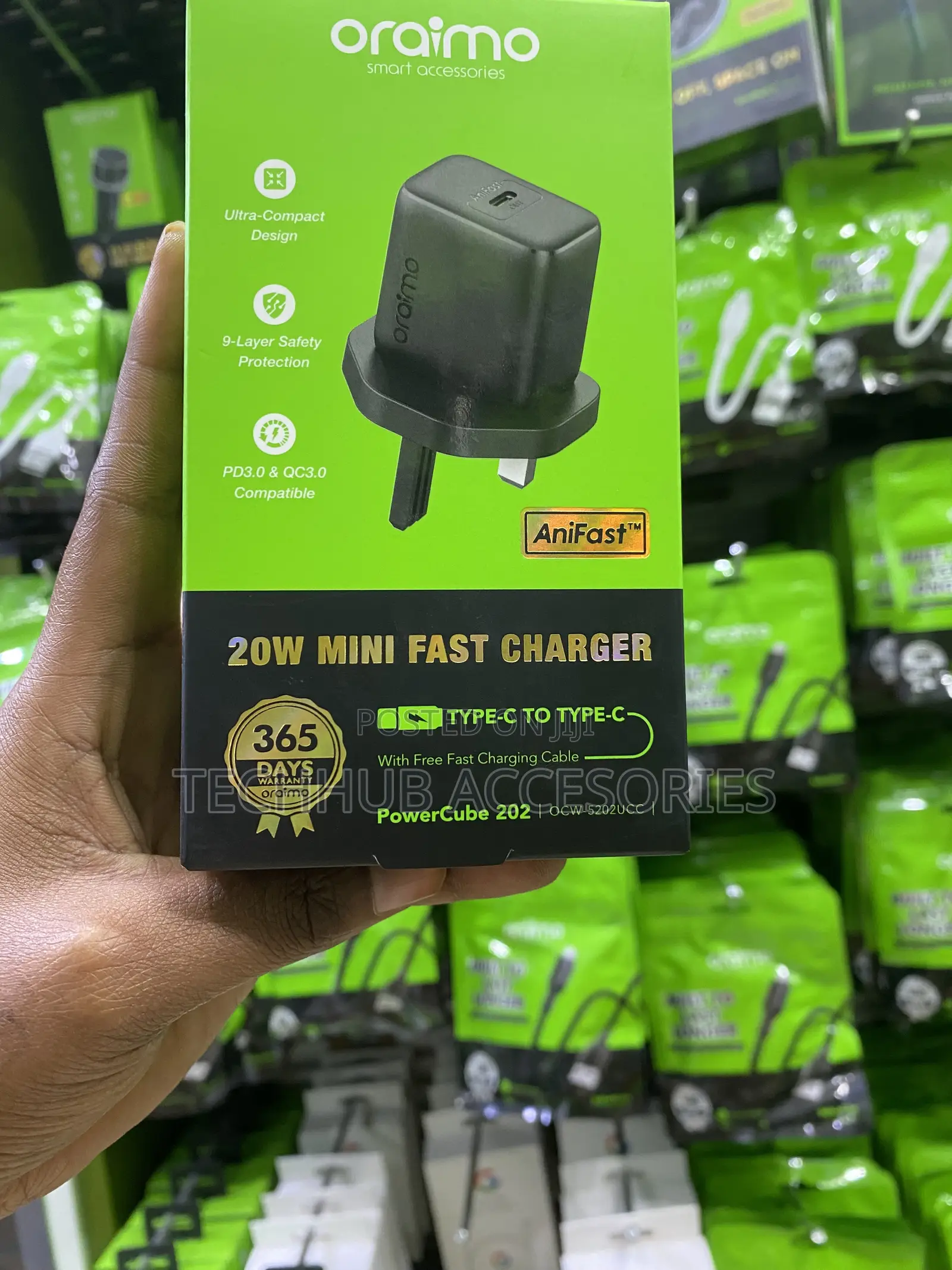 Oraimo 20w Type C Mini Fast Charger