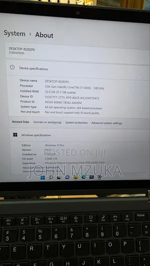 Laptop Lenovo ThinkPad x13 Yoga 32GB Intel Core i7 SSD 256GB