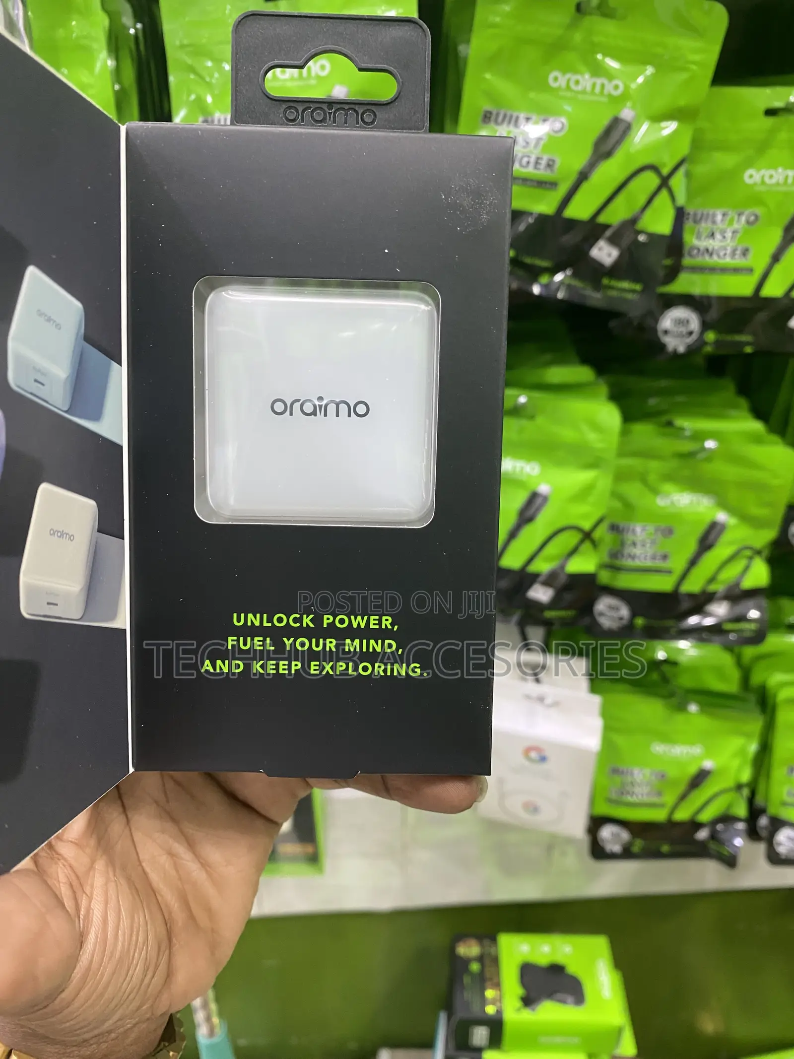 Oraimo 20W GaN Fast Charger Lightning