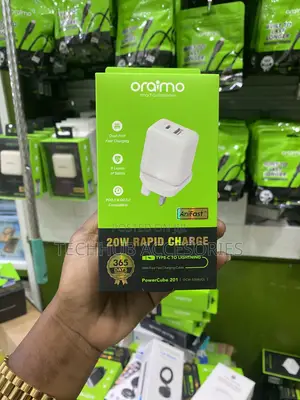 Oraimo 20W Rapid Charger – Lightning