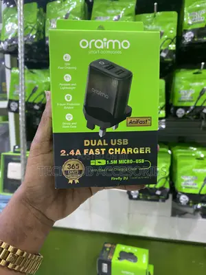 Oraimo Firefly 2U Dual USB Fast Charger