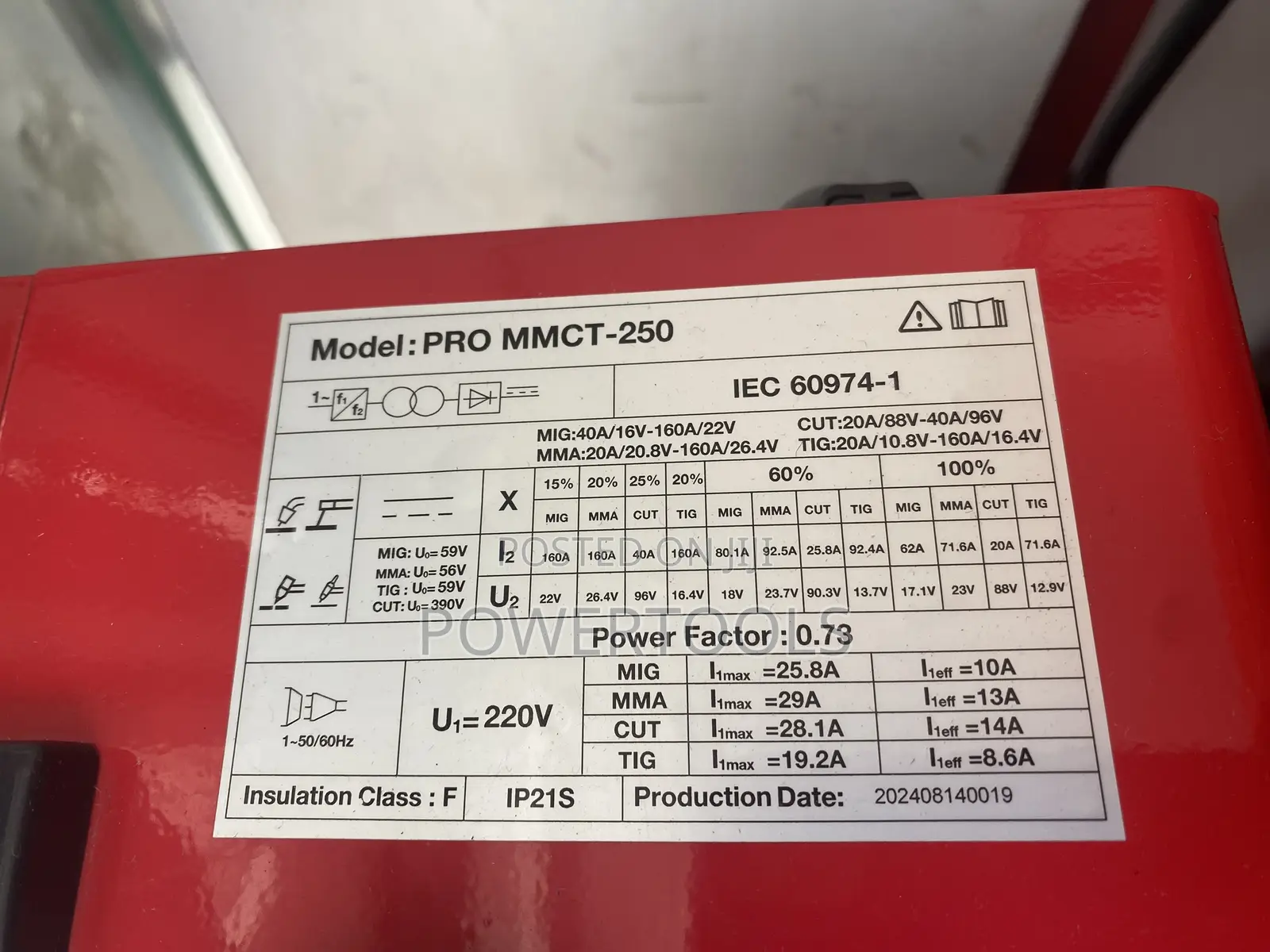 Welding Machine PRO MMCT250 4 in 1