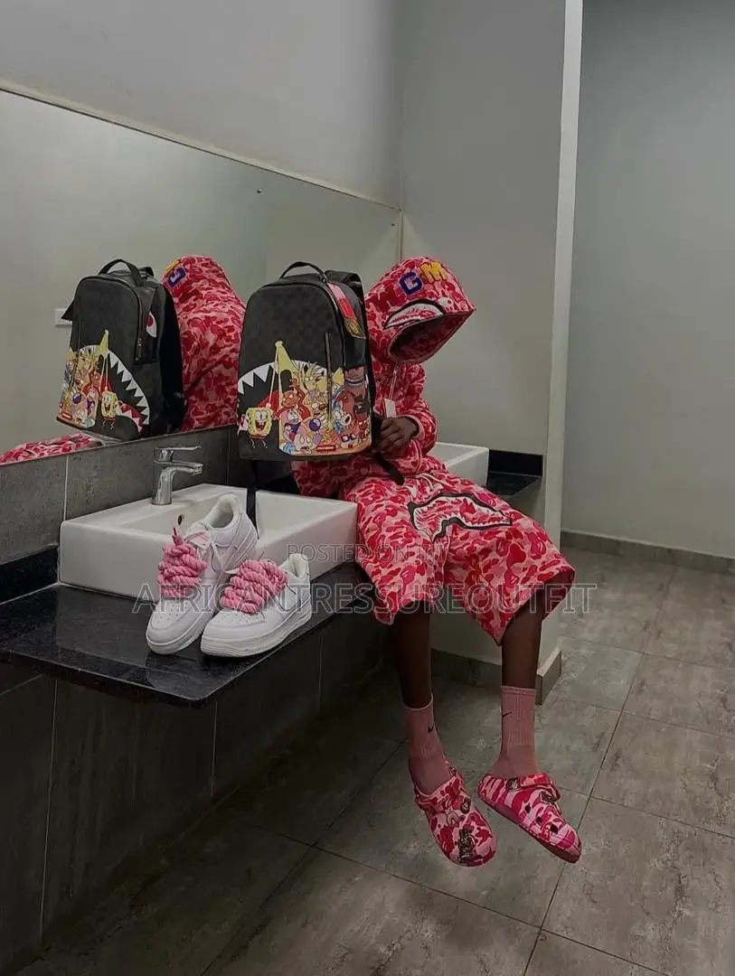 Bape Shark Full Zip Hoodies and Matching Short Collection