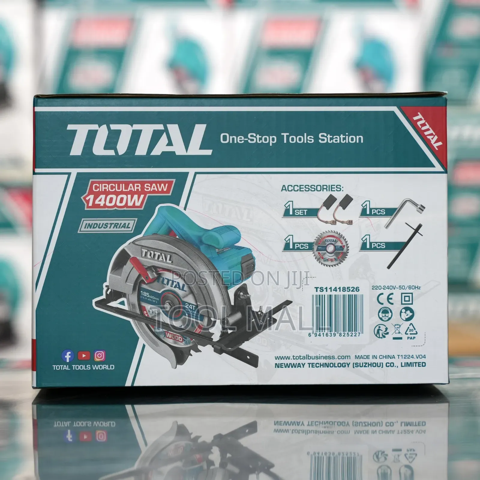 Total Circular Saw 1400W Industrial (TS)