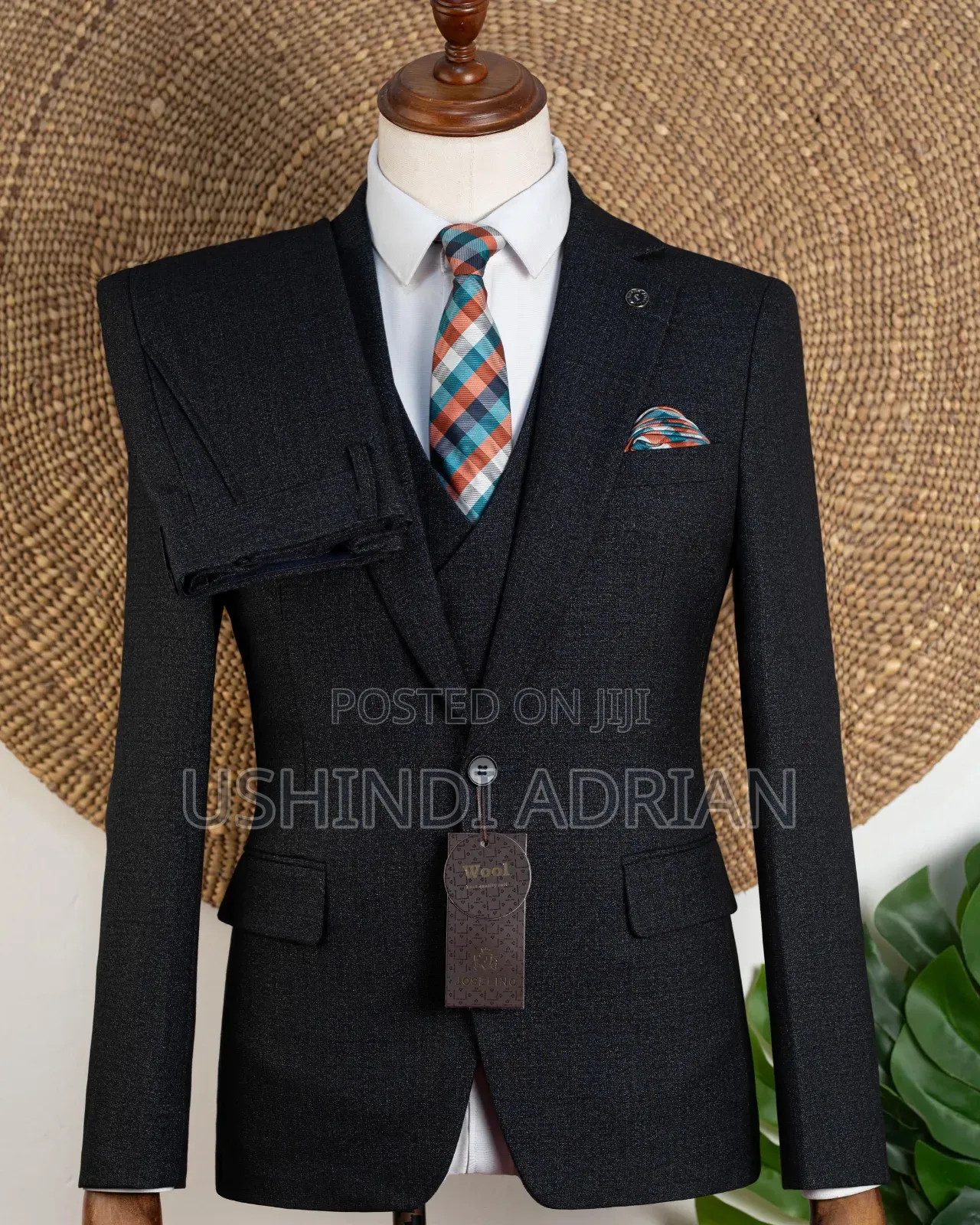 distinctive Cotton Form Suitthree Pieces Suit