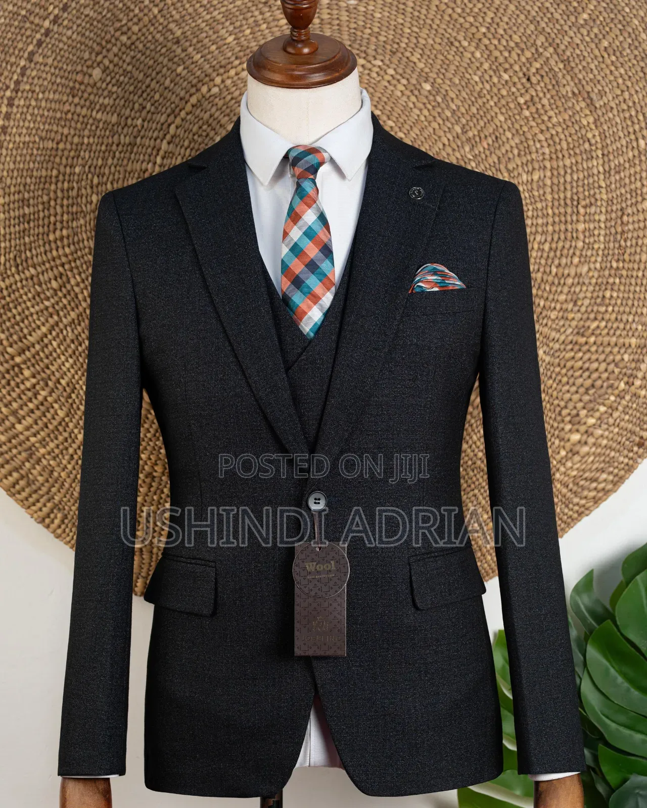 distinctive Cotton Form Suitthree Pieces Suit