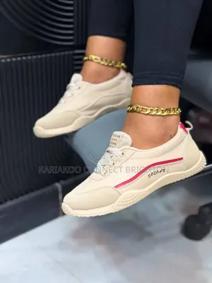 Effortless Cream Sport Shoes