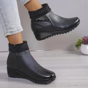 The Midnight Fur Bootie