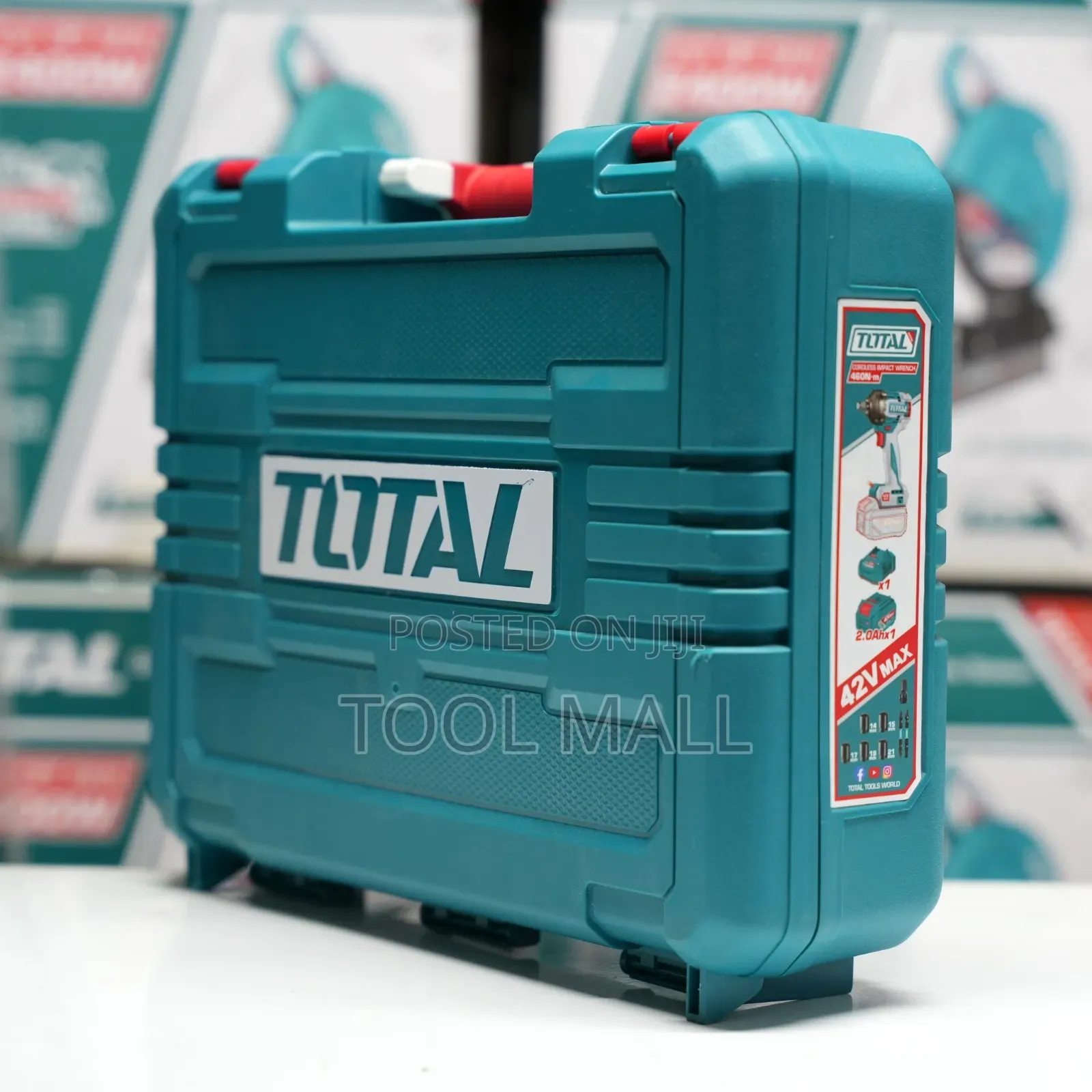 Total Cordless Impact Wrench 42V MAX, 460Nm (TIWLI42461)