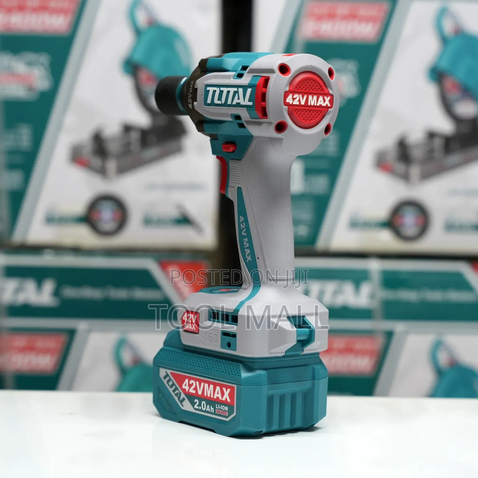 Total Cordless Impact Wrench 42V MAX, 460Nm (TIWLI42461)