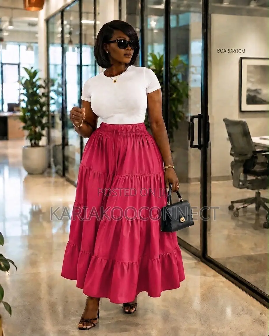 Tiered Maxi Skirt