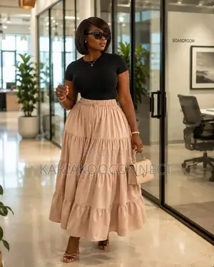 Tiered Maxi Skirt