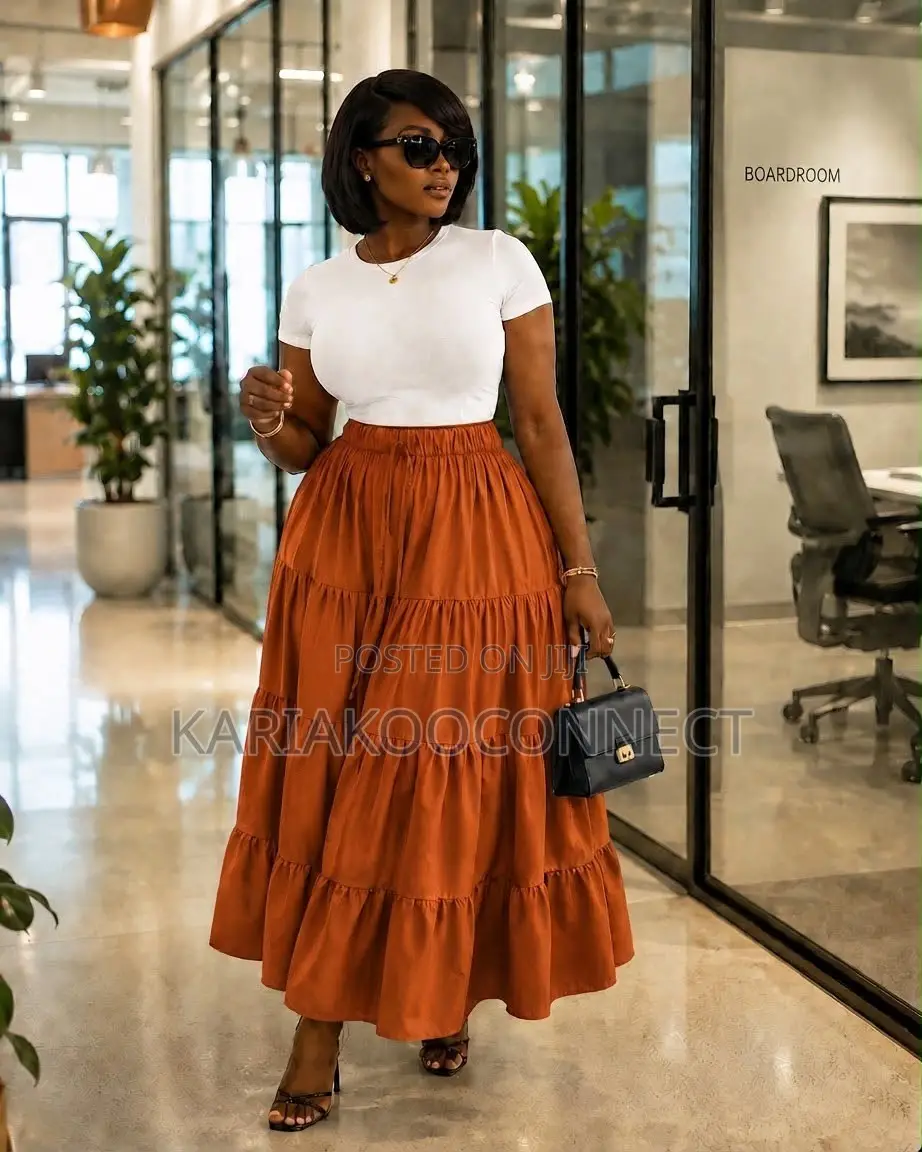Tiered Maxi Skirt