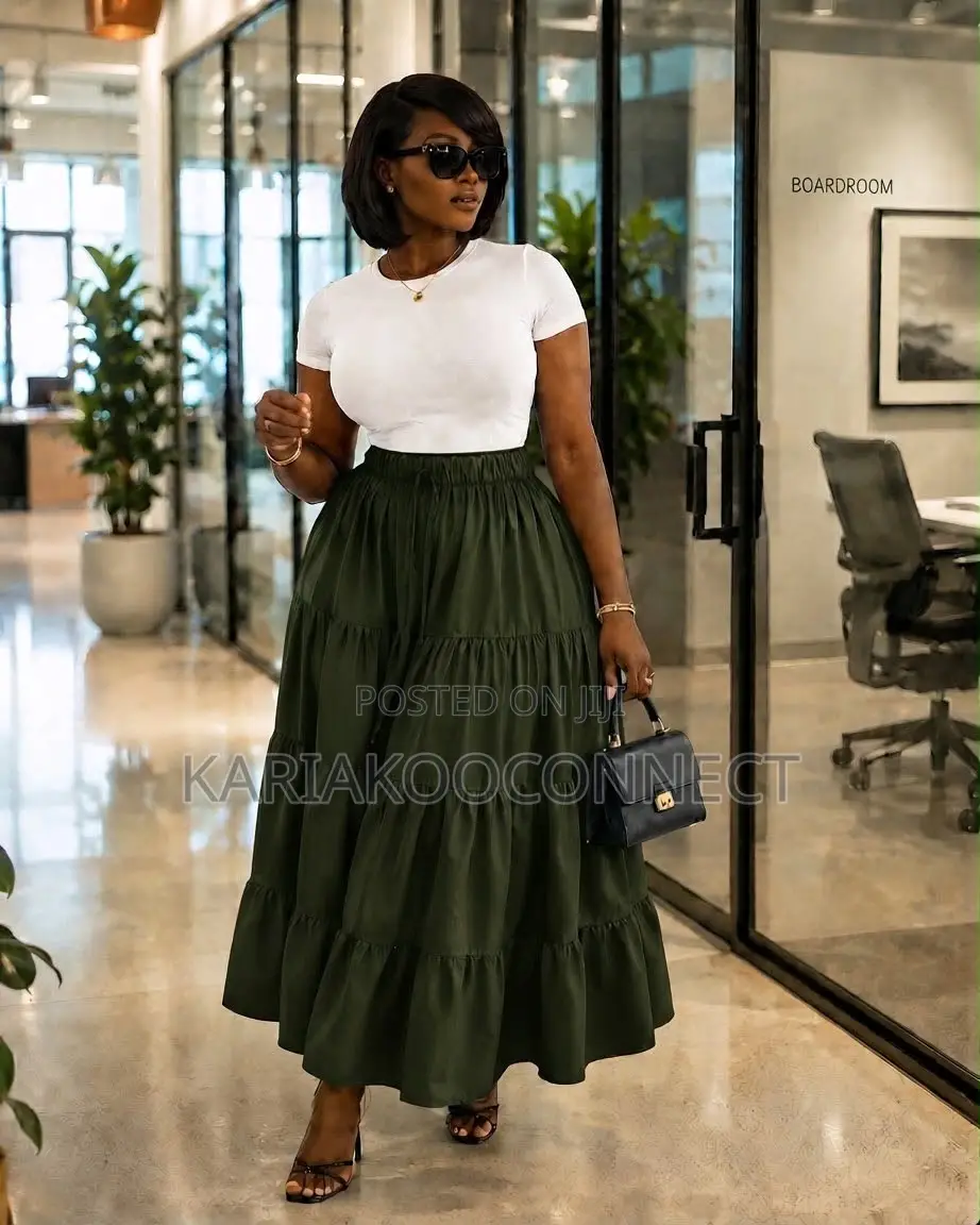 Tiered Maxi Skirt