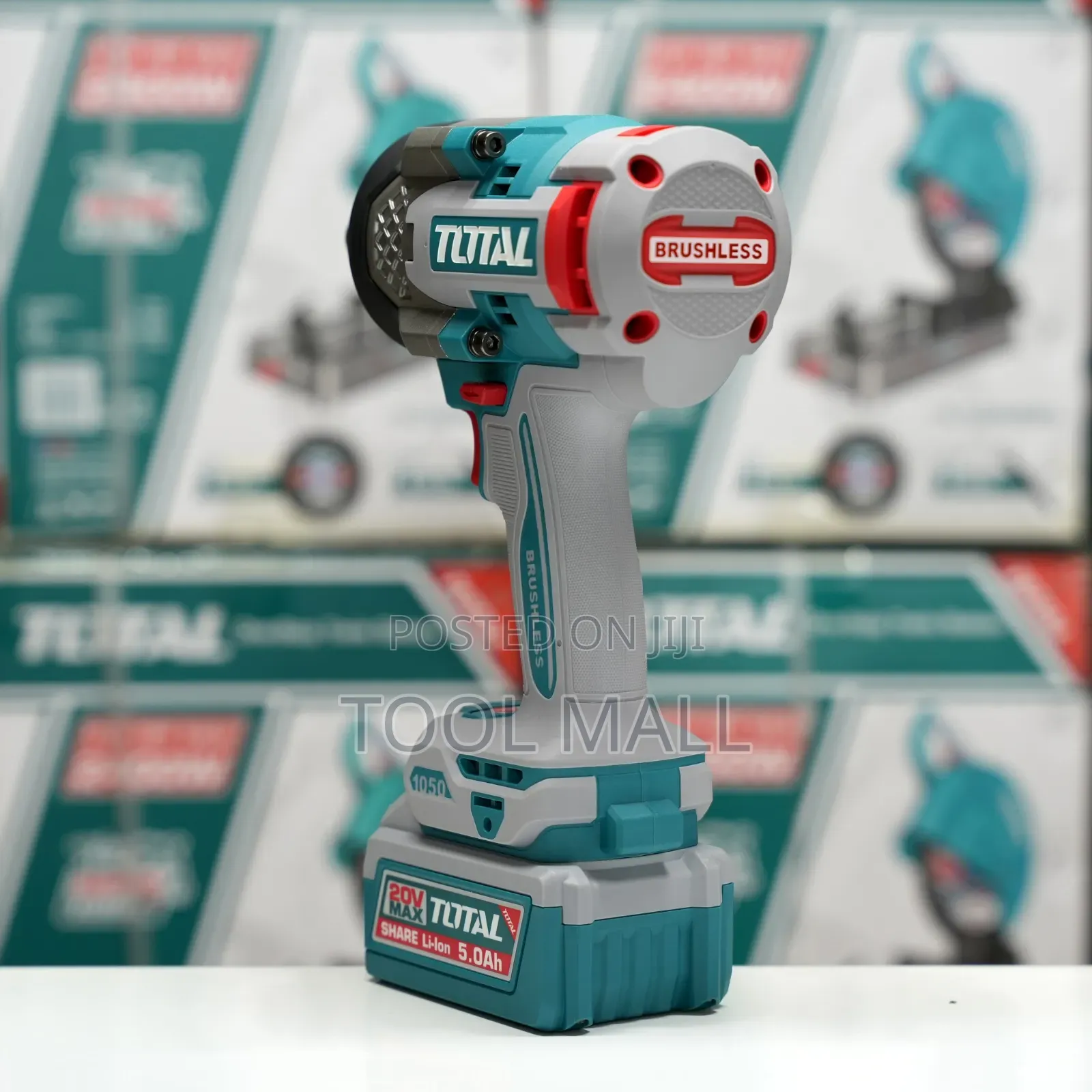 Total Cordless Impact Wrench 20V, 1050Nm Heavy Duty (TIWLI20105)