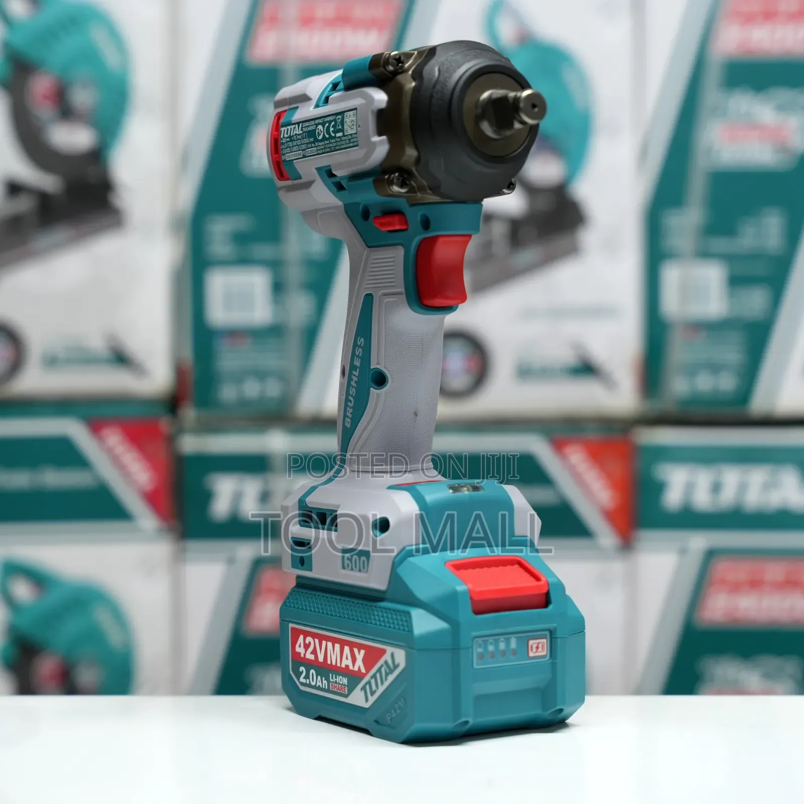 Total Cordless Impact Wrench 42V MAX, 600Nm (TIWLI42602)