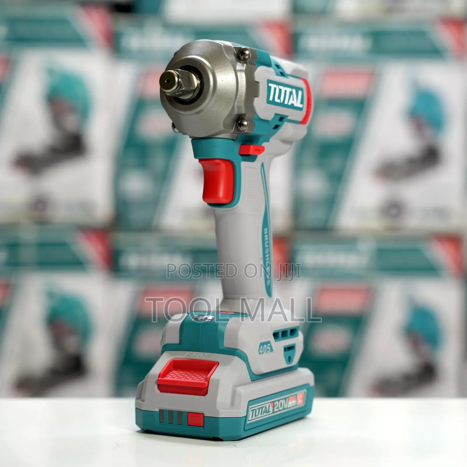 Total Cordless 2pcs Combo Kit Impact Wrench+Work Lamp TOSLI23056