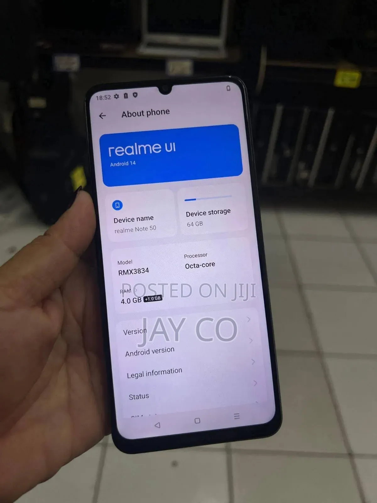 Realme Note 50 64 GB Black