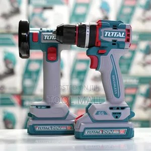 Total Cordless 2pc Combo Kt: Mini Cut-Off Tool+Impact Drill TCKLI20255