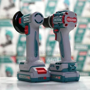 Total Cordless 2pc Combo Kt: Mini Cut-Off Tool+Impact Drill TCKLI20255