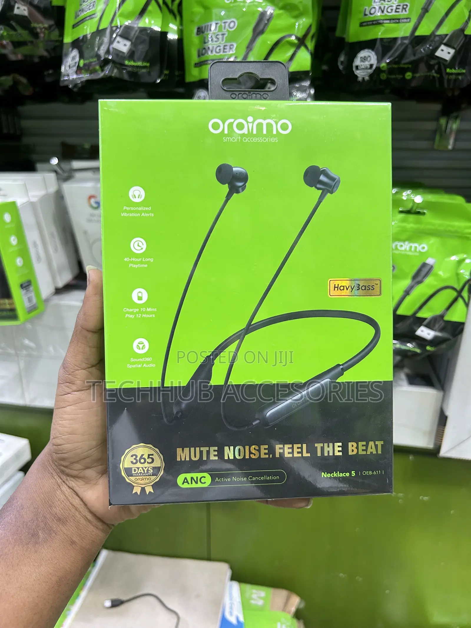 Oraimo Necklace 5 Wireless Bluetooth Earphone