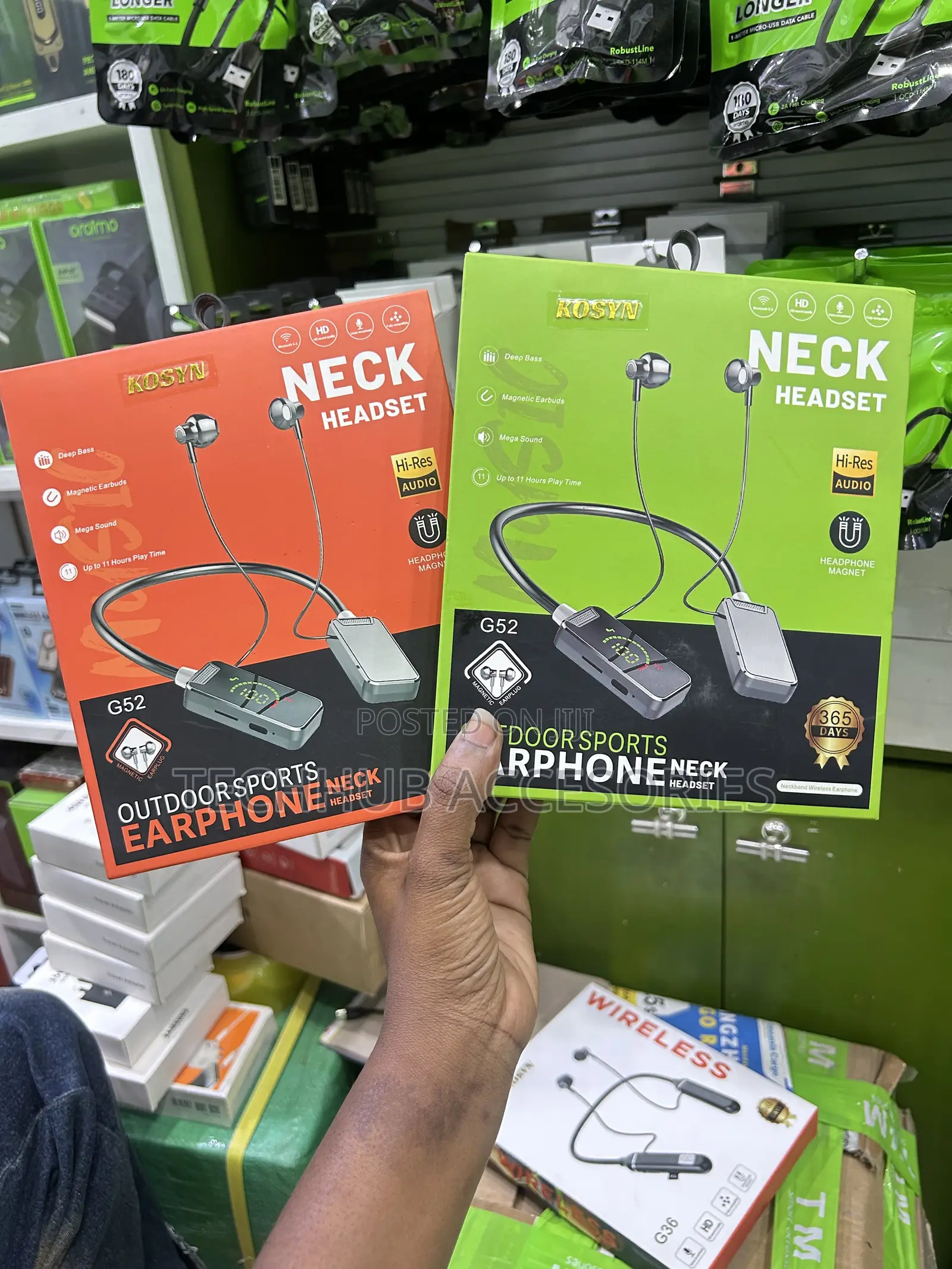 Kosyn Neck Headset Wireless Bluetooth Earphones