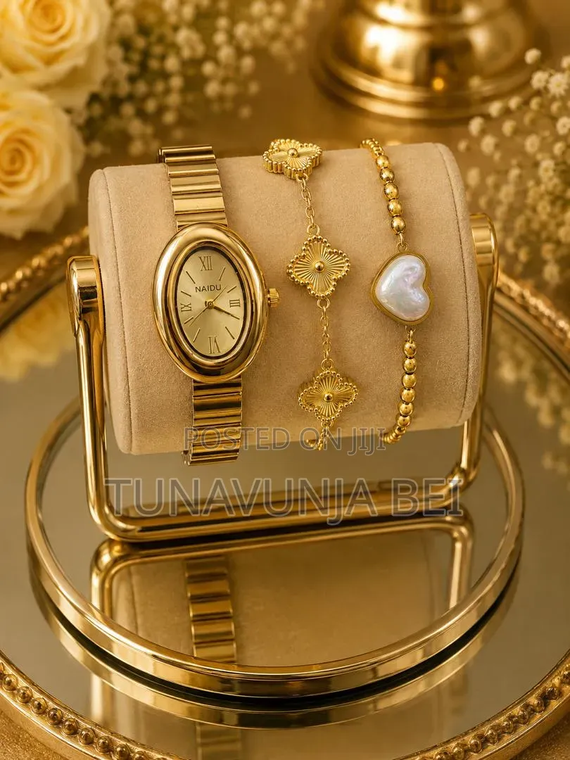 Naidu Sets Watch + 2 Bracelet